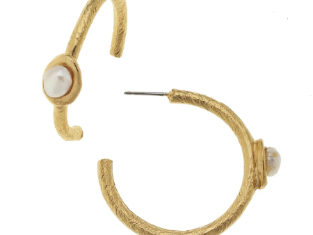 Susan Shaw Mini Pearl Hoops Supply