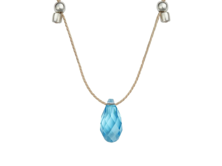 &Livy Aqua Hyevibe Crystal Necklace Online Sale