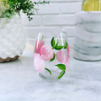 Wine by Design Handpainted Hydrangea Stemless Glass Supply