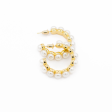 Kimberly James Jewelry Pearl Hoop Discount