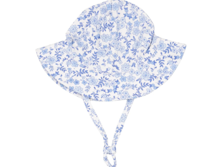 Angel Dear Baby Sunhat - Blue Calico Floral Supply