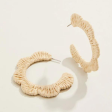 Spartina Scalloped Straw Hoop Earrings Online Hot Sale