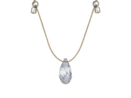 &Livy Blue Shade Hyevibe Crystal Necklace For Sale