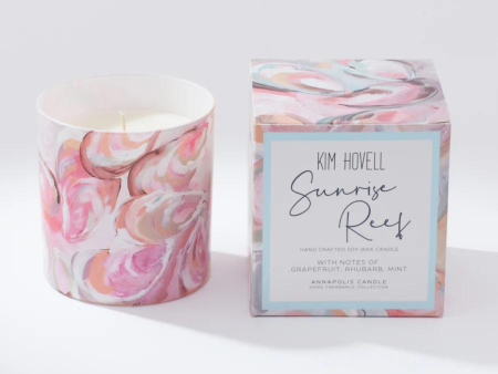 Kim Hovell Boxed Candle - Sunrise Reef Online