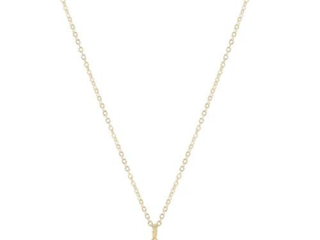 Enewton Classic Gold Small Beaded Signature Cross Necklace Online now