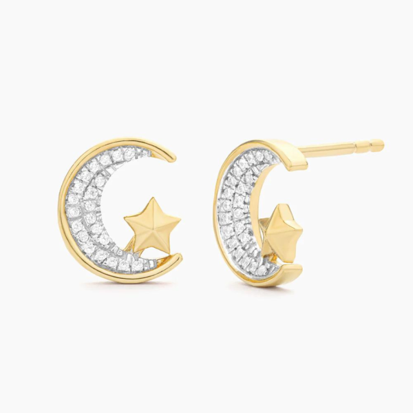 Ella Stein Over the Moon Studs Fashion