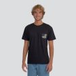 Vertical Flag Pocket Basic T-Shirt For Discount