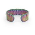 &Livy Metalysic Mesh 8mm Adjustable Ring - Spectra For Sale