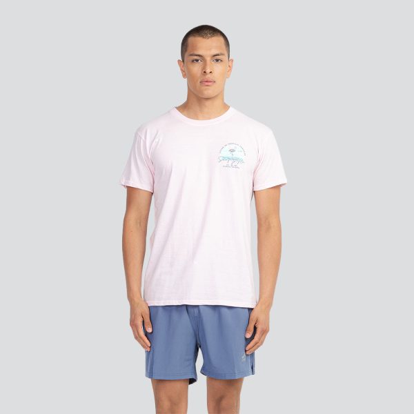 Pastel Flamingo Basic T-Shirt For Cheap