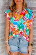 Find Your Balance Short Sleeve Floral Top Fashion