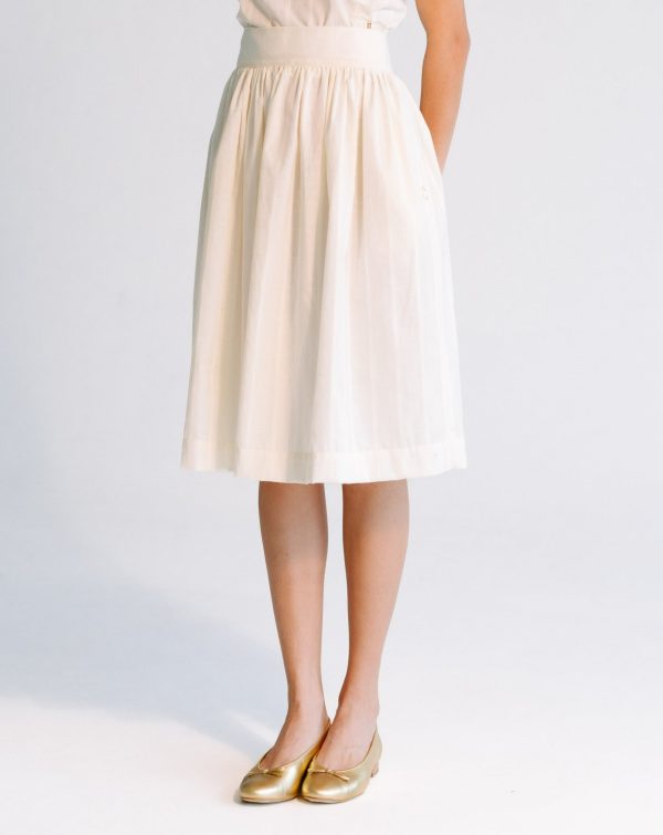 Darya Skirt - Beige For Discount