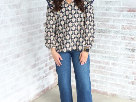 Inside Scoop Floral LS Blouse Fashion