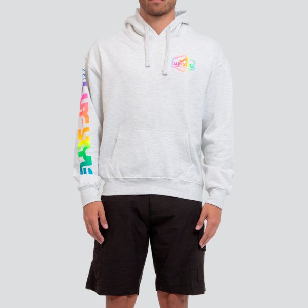 Surf Style Pullover Shield Hoodie Online