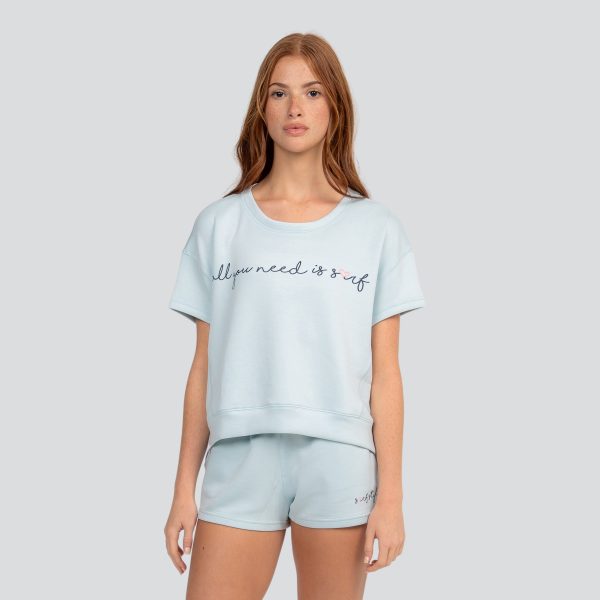 Cloud Cropped Tee For Cheap