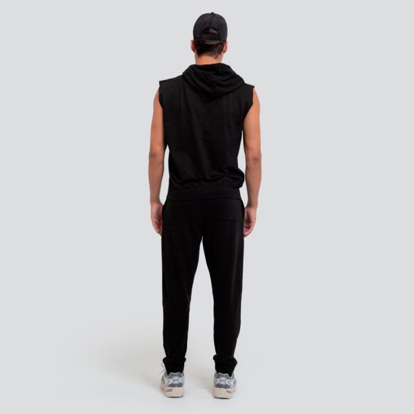 French Terry Fleece Sleeveless Hoodie Sale