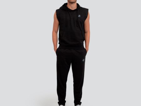 French Terry Fleece Sleeveless Hoodie Sale