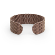 &Livy Metalysic Mesh 8mm Adjustable Ring - Rose Gold Online now