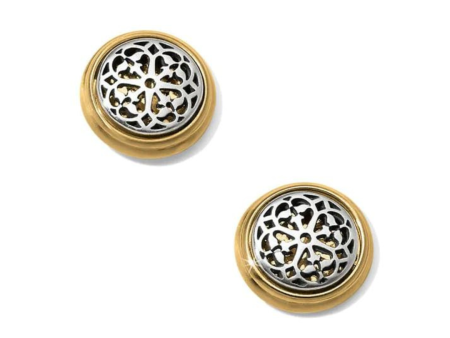 Brighton Ferrara Two Tone Post Earrings Online now