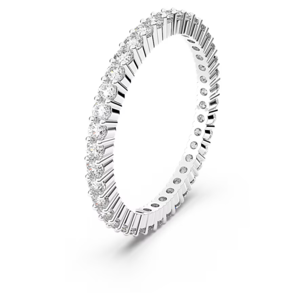 Swarovski Vittore Round Ring - Silver & Crystal Fashion