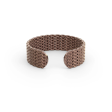 &Livy Metalysic Mesh 6mm Adjustable Ring - Rose Gold Online Sale