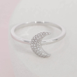 Ella Stein Silver Mooning Over You Ring - 8 Fashion