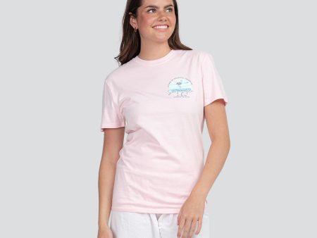 Pastel Flamingo Basic T-Shirt For Cheap