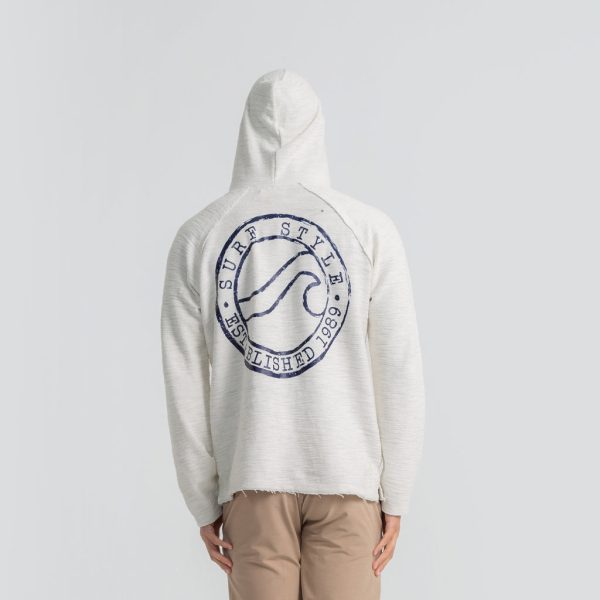 Brushed Wave Bonfire Baja Hoodie on Sale