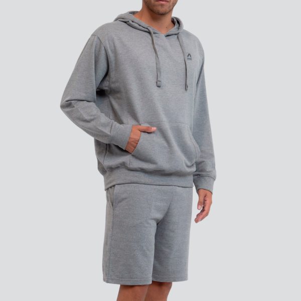 French Terry Fleece Pullover Hoodie Discount