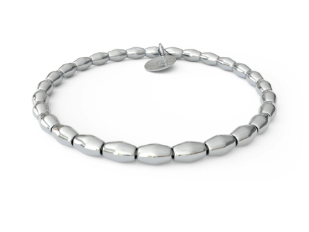 &Livy Diamond Smooth Shiny Bead Bracelet Online Sale