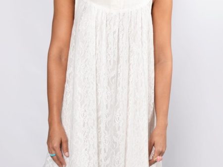 Alesia Dress - White on Sale