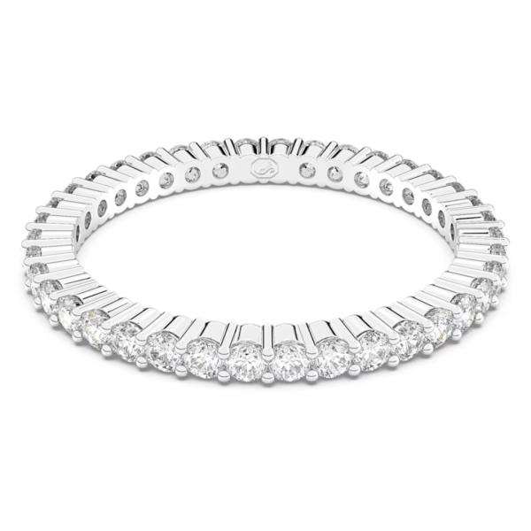 Swarovski Vittore Round Ring - Silver & Crystal Fashion