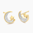 Ella Stein Over the Moon Studs Fashion