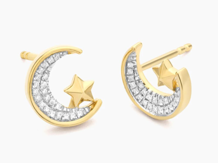 Ella Stein Over the Moon Studs Fashion