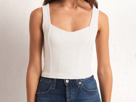 Z Supply - Zaria Knit Eyelet Top For Discount