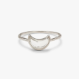 Pura Vida Moonstone Moon Ring - Silver For Sale