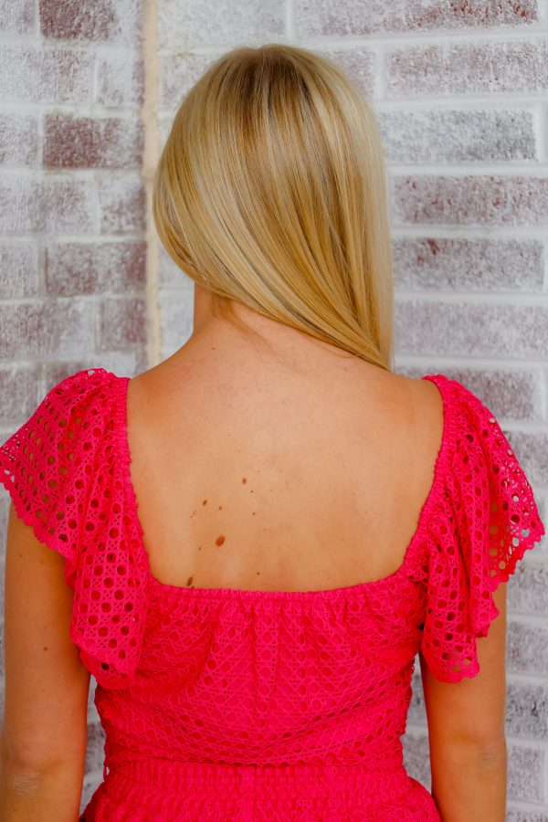 Layered With Grace Geometric Crochet Lace Crop Top Fashion