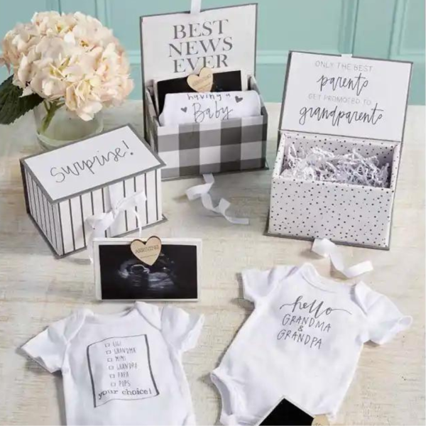 Mud Pie Baby Announcement Set Online Sale