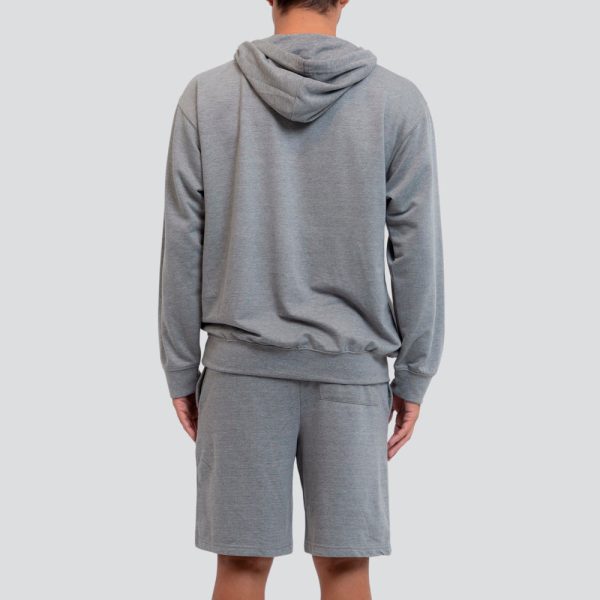 French Terry Fleece Pullover Hoodie Discount