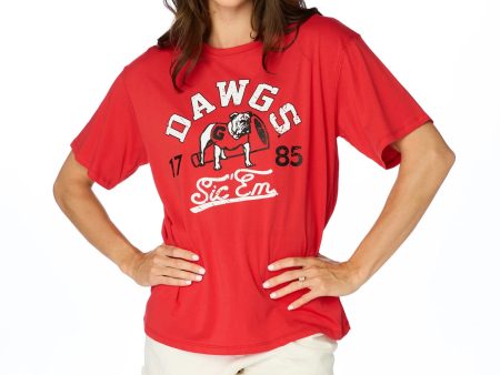 Stewart Simmons - The UGA Spirit Boyfriend Tee For Discount