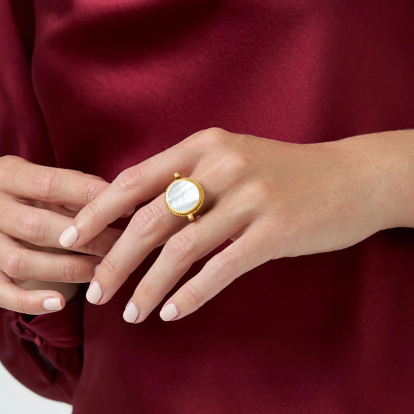 Julie Vos Coin Revolving Ring Fashion