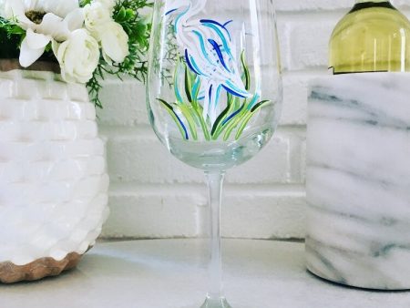 Wine by Design Hand painted Wine Glass Online Hot Sale