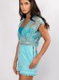 Primula Lace Top - Turquoise For Discount