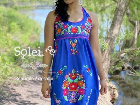 Tehuacan Halter Dress Discount