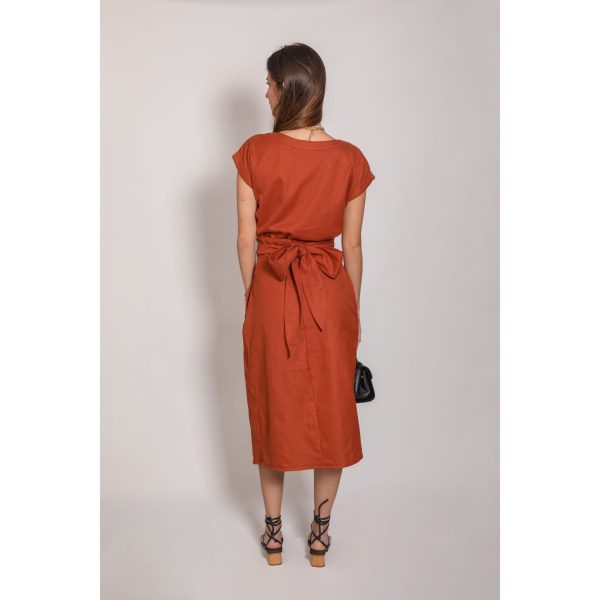 Clivia Skirt - Terracota Online