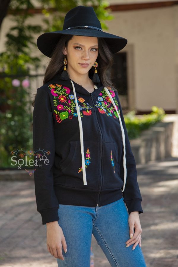 Karen Floral Hoodie For Sale