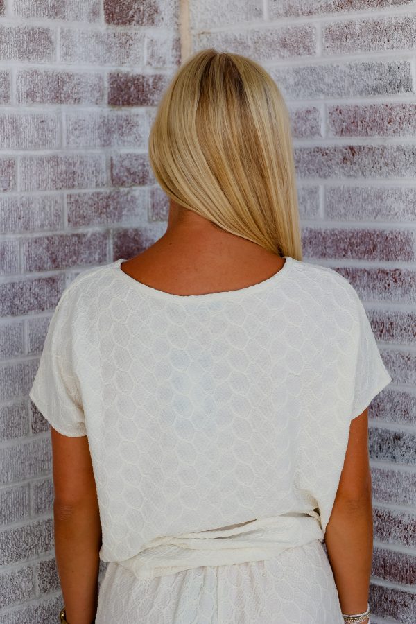 With Love Textured Lounge Top Online Hot Sale